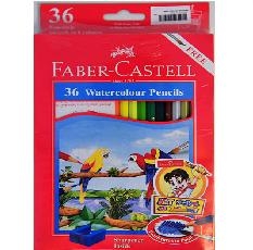 ดินสอสีไม้ระบายน้ำ 36 สี Faber Castell - นกแก้ว