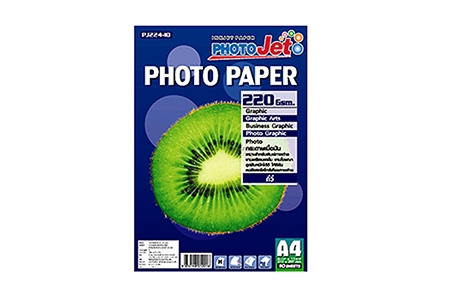กระดาษ PHOTOJET - PJ-224-10 220 gsm. A4 DOMON กีวี่