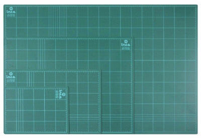 แผ่นรองตัด inca 25303 ชนิดสีทึบ ขนาด 450x300 mm. A3