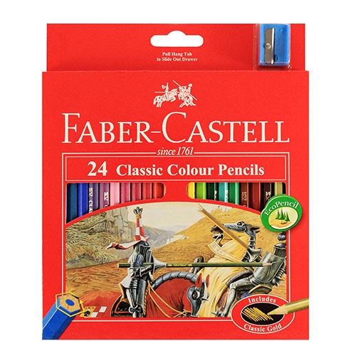 ดินสอสีไม้ Faber-Castell 24 สี - อัศวิน