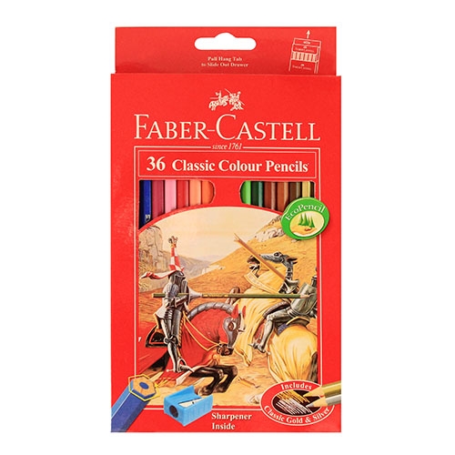 ดินสอสีไม้ Faber-Castell 36 สี - อัศวิน