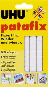 กาว UHU Patafix - 80 glue pads / คละสี (ชนิดปั้น)