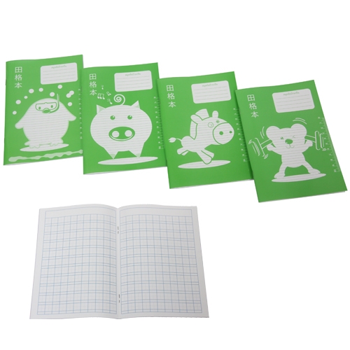 สมุดคัดอักษรจีน ขนาด A5 Intop Animal Toon Notebook