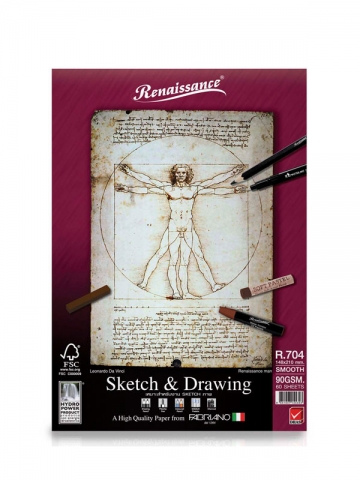 สมุดสเกตซ์ Renaissance Sketch&Drawing - R.704