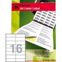 JET LASER LABEL A4 100 SHEETS/PACK