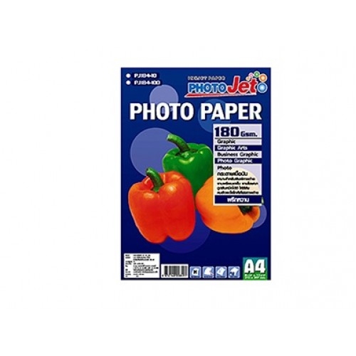 กระดาษ PHOTOJET - PJ-184-10 180 Gsm. A4 DOMON พริกหวาน