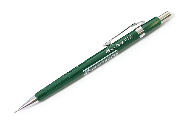 ดินสอกด Pentel - P205-D 0.5 mm.สีเขียว