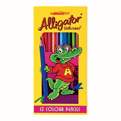 ดินสอสีไม้ ตราอัลลิเกเตอร์ Alligator 12 สี