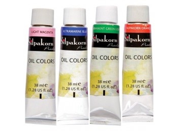 สีน้ำมันศิลปากร 38 ml NO.234 oil colors silpakorn SILPAKORN ORANGE