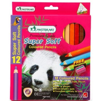 ดินสอสีไม้มาสเตอร์อาร์ต Masterart Super Soft 12 สี