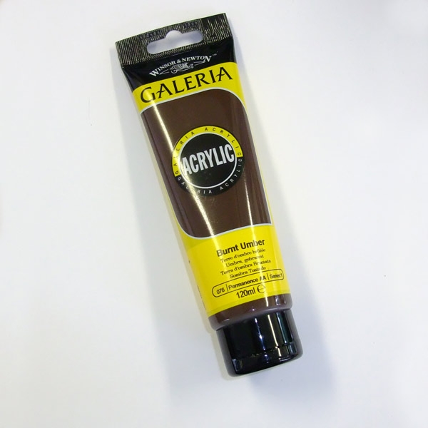 (SALE)สีอะคริลิค Winsor&Newton GALERIA 120 ml. Raw Sienna No.553