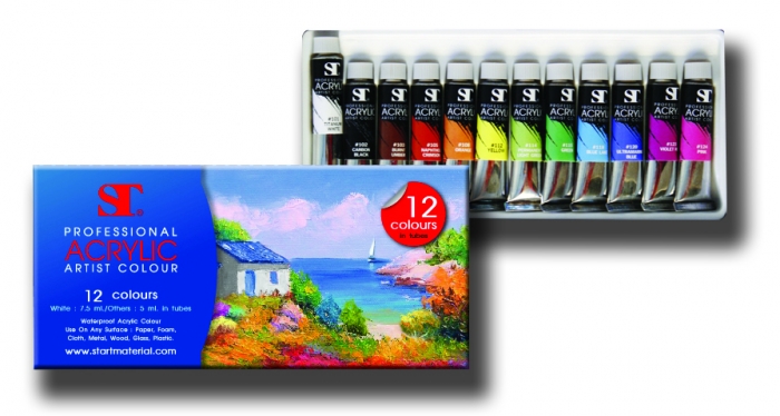 ชุดสี Acylic ST 12 สี 5ml.