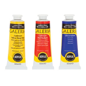 (SALE)สีอะคริลิค Winsor&Newton GALERIA 120 ml. (สีขาว)