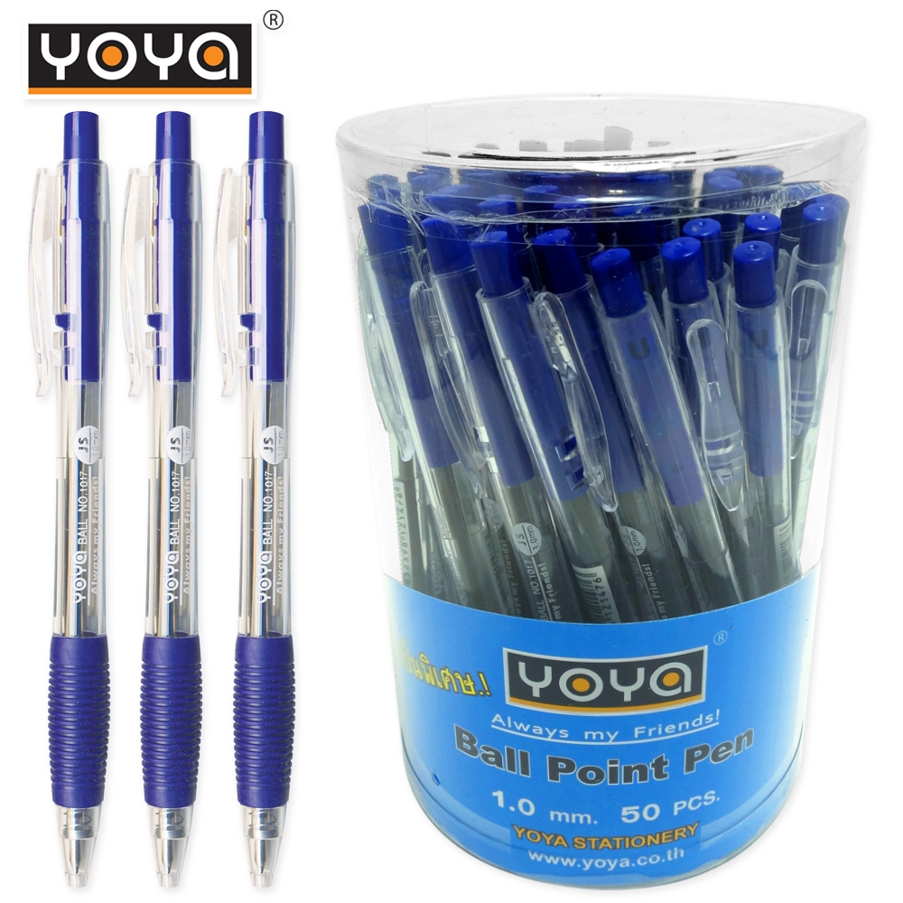 ปากกา YAYA Ball Pen No.1017 JS 1.0mm. Blue