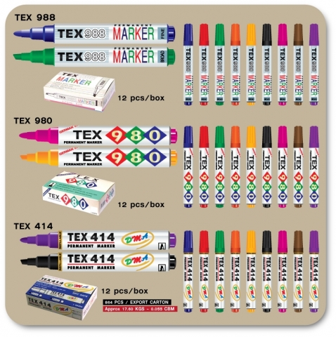 ปากกา Tex 414 Permanent Marker