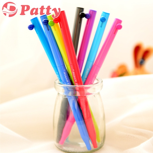 ปากกา Ball Knock Gel Pen 0.5 DS-032 สีชมพู