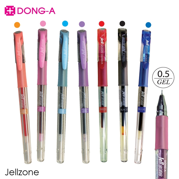 ปากกา Dong-A Jell Zone 0.5mm. ดำ