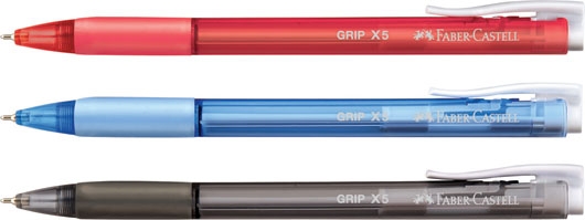 ปากกา Faber-Castell Grip X5 สีดำ