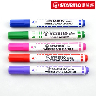 ปากกาไวท์บอร์ด Stabilo plan Marker สีเขียว