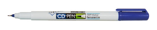 ปากกา CD PEN ชนิด 1 หัว No. CDP-002 สีน้ำเงิน