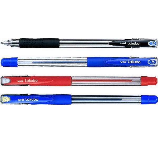 ปากกา Uni Laknock Ball-Point Pen SN-101 FINE 0.7mm. BLUE