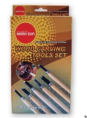 ชุดแกะสลักไม้ Morn sun - Wood Carving tools set 6 ชั้น No.44912-1