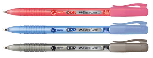 ปากกา CX5 Faber-Castell 0.5mm. Blue