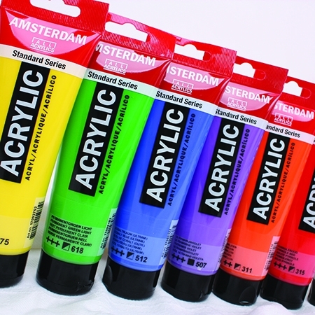 สีAcrylic AMSTERDAM (Expert Acrylic 150ml) #271 Cadmium Yellow