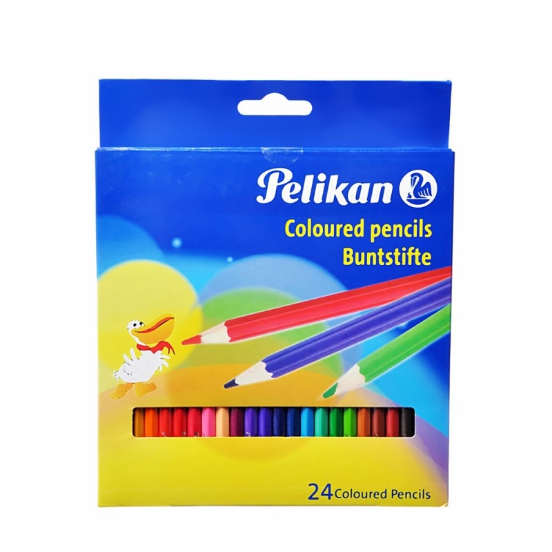 ดินสอสีไม้ยาว Pelikan 24 สี MCP24L