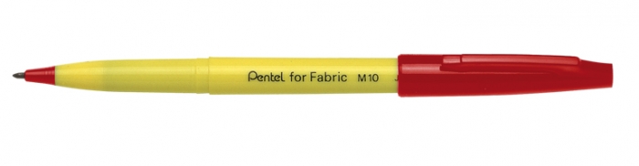 ปากกาเขียนผ้าPentel forfabric M10-B สีน้ำแดง