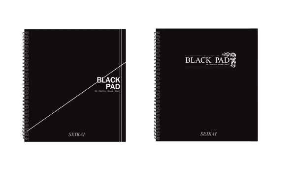 สมุดสเก็ตซ์ดำ Blackpad 20K SEIKAI No.021112