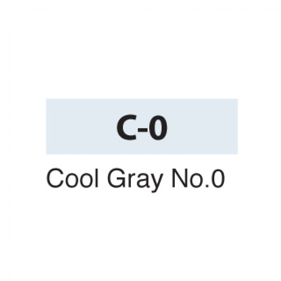 (SALE)ปากกา Copic  Marker ญี่ปุ่น สี C0 Cool Gray No.0