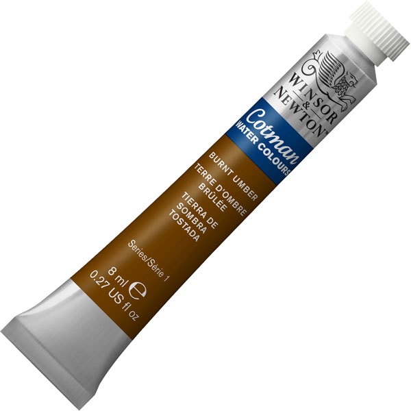 (SALE)สีน้ำ Winsor&Newton ขนาด 8ml 076 Burnt Umber