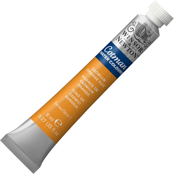 (SALE)สีน้ำ Winsor&Newton ขนาด 8ml 090 Cadmium Orange Hue