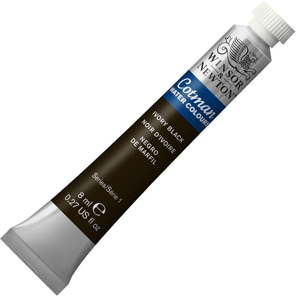 (SALE)สีน้ำ Winsor&Newton ขนาด 8ml 331 Ivory Black