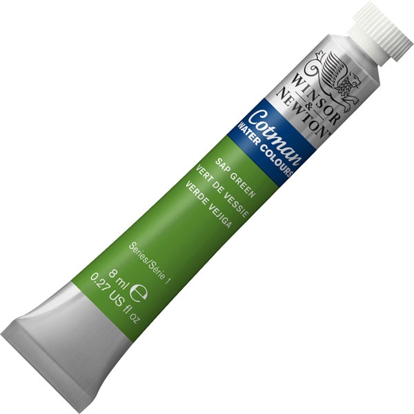 (SALE)สีน้ำ Winsor&Newton ขนาด 8ml 599 Sap Green