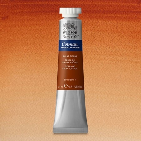 (SALE)สีน้ำ Winsor&Newton ขนาด 8ml 074 Burnt Sienna