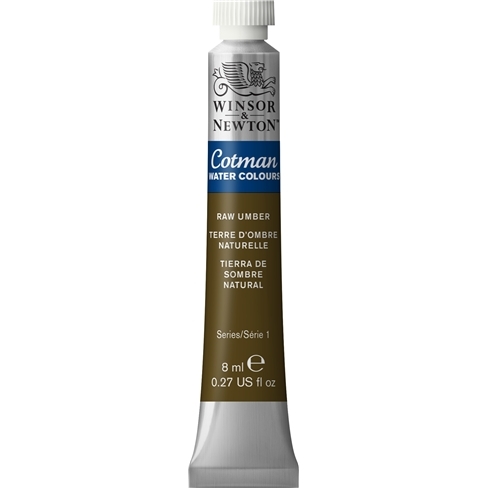 (SALE)สีน้ำ Winsor&Newton ขนาด 8ml 554 Raw Umber