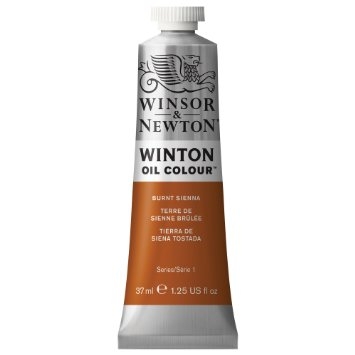 (SALE)สีน้ำมัน WINSOR&NEWTON OIL COLOUR #074 37 ML.สี BURNT SIENNA