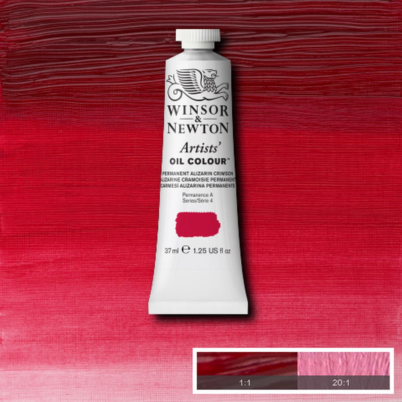 (SALE)สีน้ำมัน WINSOR&NEWTON OIL COLOUR #468 37 ML.สี ALIZARIN CRIMSON