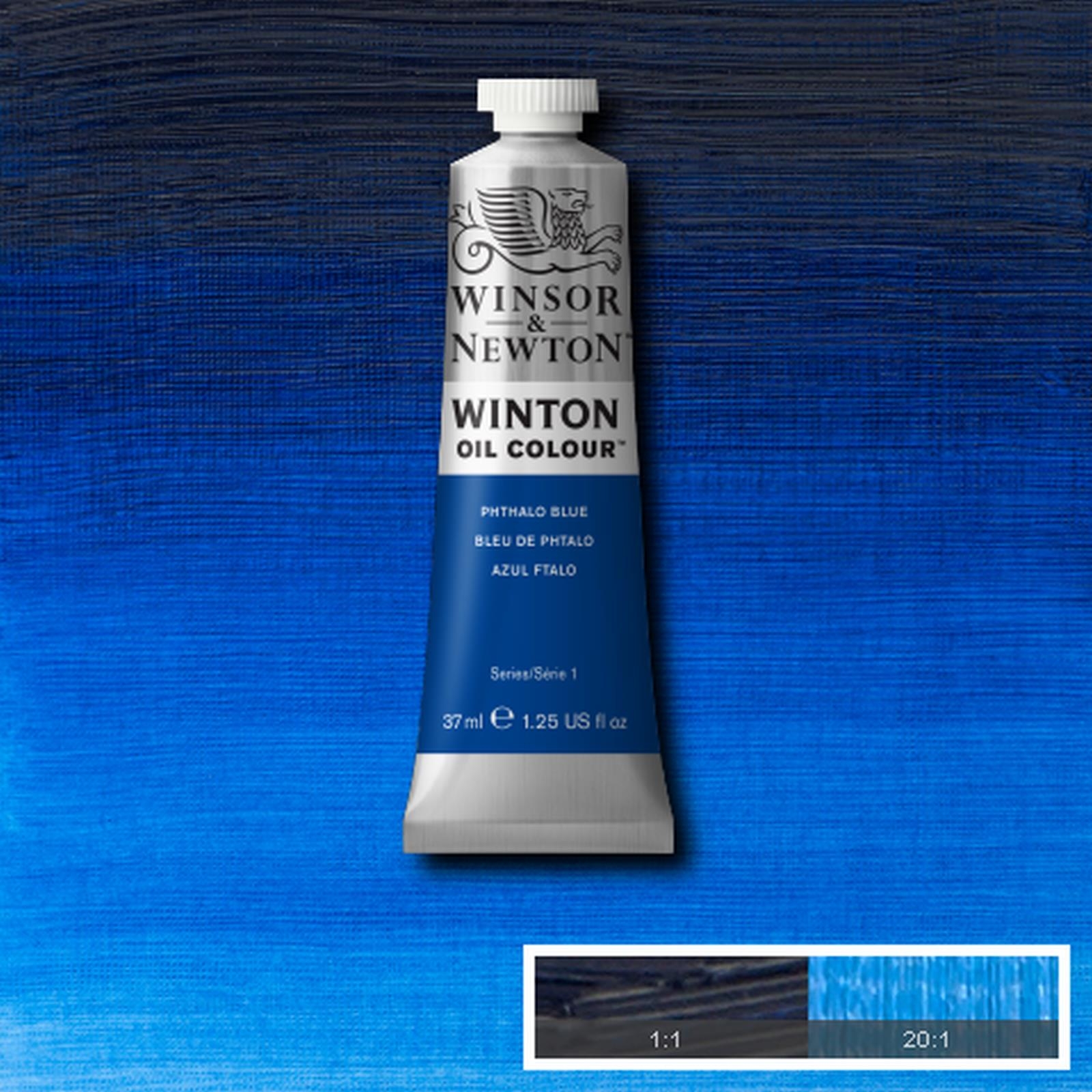 (SALE)สีน้ำมัน WINSOR&NEWTON OIL COLOUR #516 37 ML.สี PHTHALO BLUE