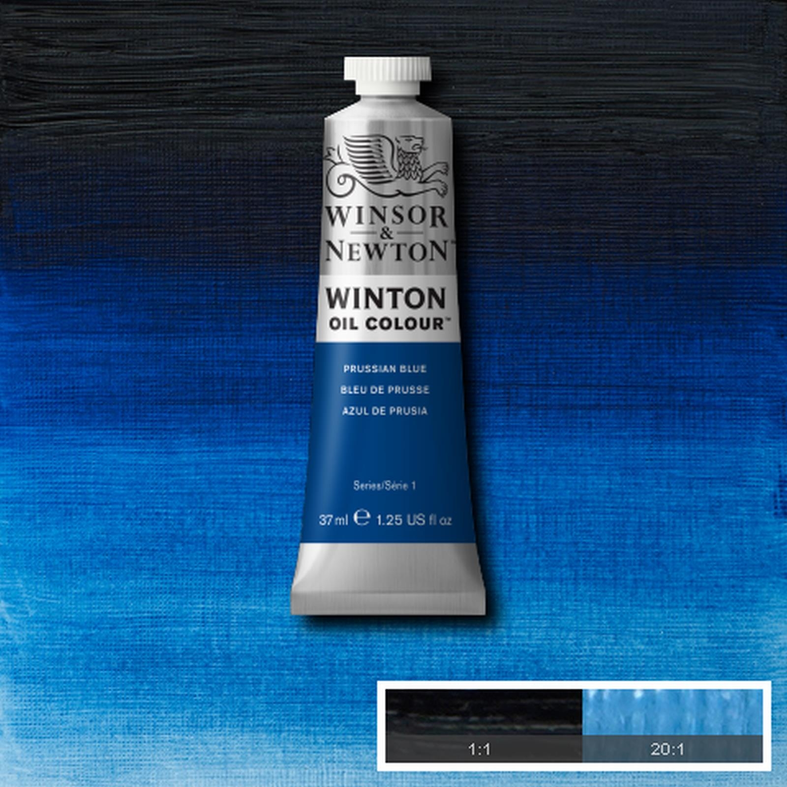 (SALE)สีน้ำมัน WINSOR&NEWTON OIL COLOUR #538 37 ML.สี PRUSSIAN BLUE