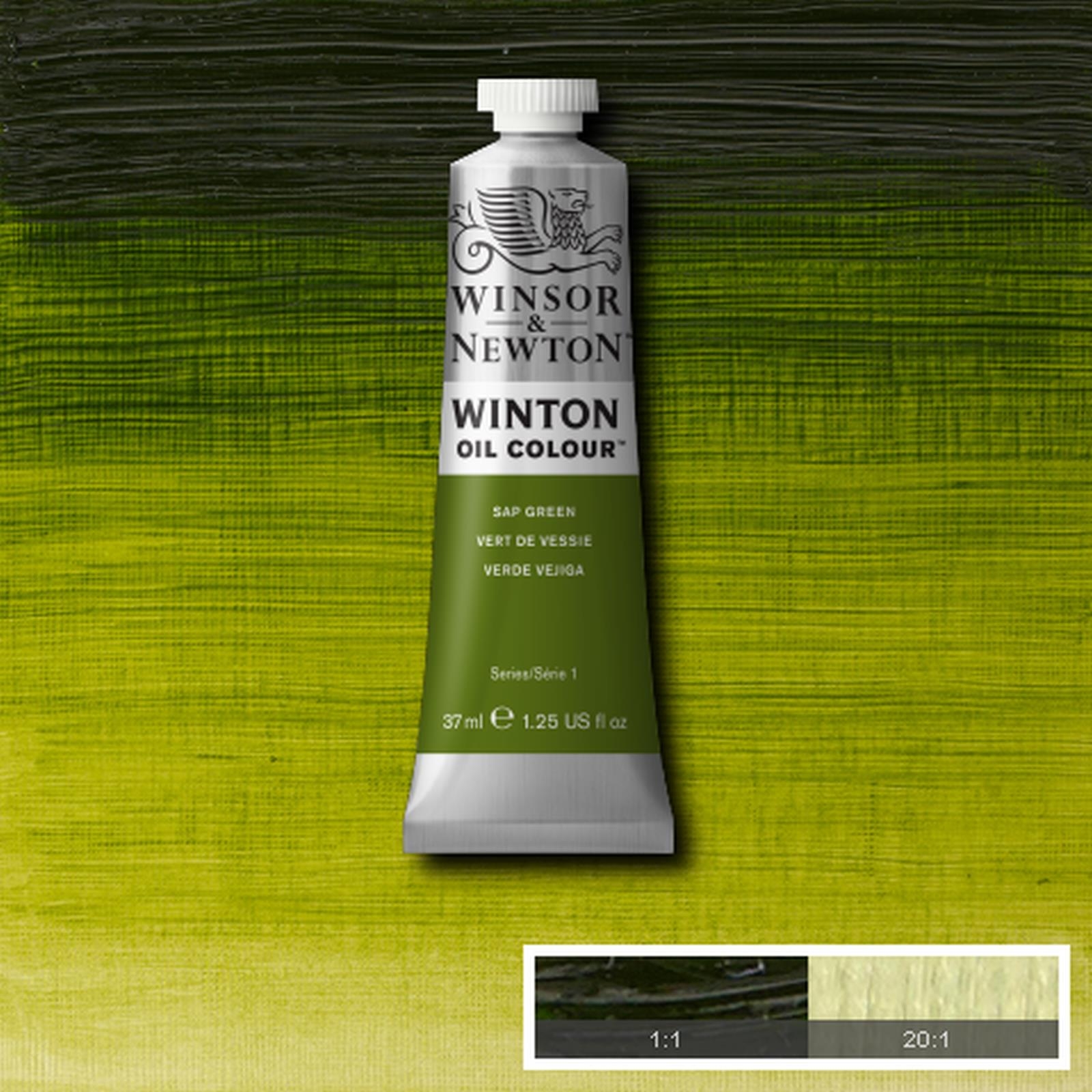 (SALE)สีน้ำมัน WINSOR&NEWTON OIL COLOUR #599 37 ML.สี SAP GREEN