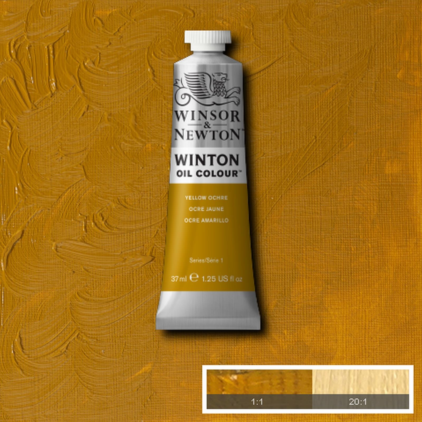 (SALE)สีน้ำมัน WINSOR&NEWTON OIL COLOUR #744 37 ML.สี YELLOW OCHRE