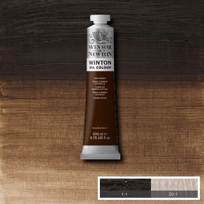 (SALE)สีน้ำมัน Winsor&Newton ( 35 Raw Umber ) 200ml.