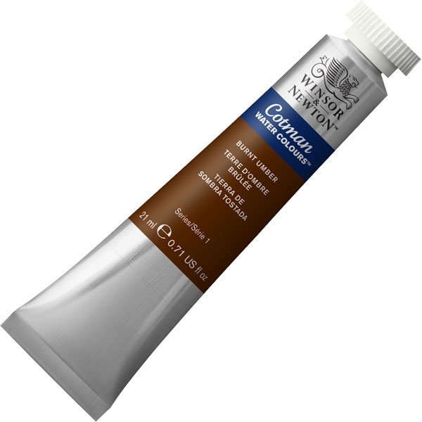 (SALE)สีน้ำ Winsor&Newton ( 076 BURNT UMBER ) 21 ml.