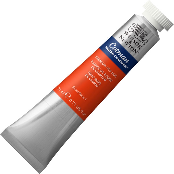 (SALE)สีน้ำ Winsor&Newton ( 095 CADMIUM RED HUE ) 21 ml.