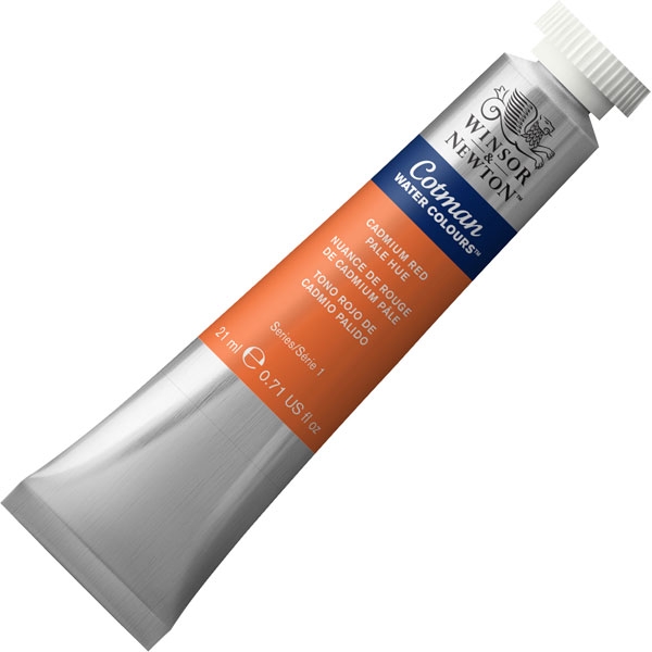 (SALE)สีน้ำ Winsor&Newton ( 103 CADMIUM RED PALE HUE ) 21 ml.