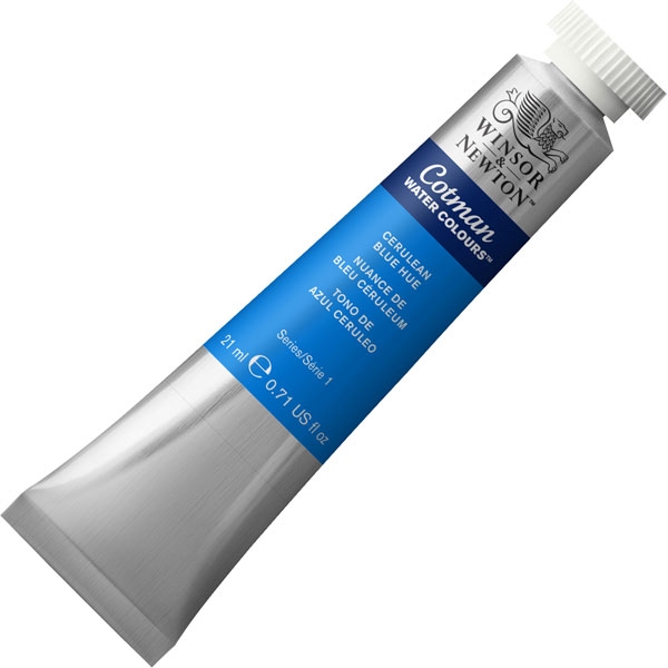 (SALE)สีน้ำ Winsor&Newton ( 139 CERULEAN BLUE HUE ) 21 ml.