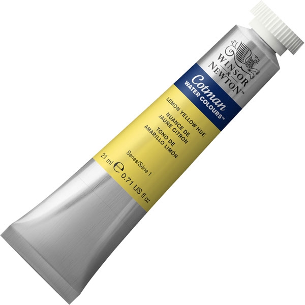 (SALE)สีน้ำ Winsor&Newton ( 346 LEMON YELLOW HUE ) 21 ml.